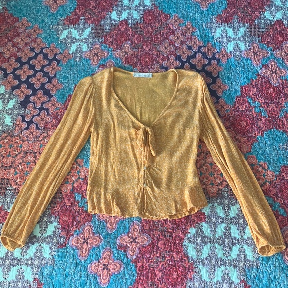 Summer top//Floral//Peplum//Abercrombie - Picture 1 of 6